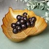 Glasschälchen Snackschale Knabberschale Dessertschale Schälchen aus Glas Gold Blatt 16x14 cm 180 ml