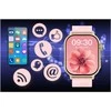 GRAVITY Išmanusis laikrodis GT15-7 - Bluetooth, šviesus ekranas, rožinis/auksinis