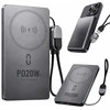 Greito įkrovimo powerbankas 5000 mah 20 w usb-c, usb-a, qc 3.0, belaidis