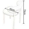 Helena Makiažo Stalas – Pilkas – 80 cm Paviršius