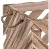 Home Styling Collection Sandėliavimo Dėžutė Medinė 37x37x25,5 cm