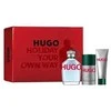 Hugo Boss HUGO Man rinkinys vyrams (EDT, 125 ml + dezodorantas, 75 ml + dušo gelis, 50 ml)
