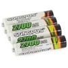 Įkrovimo baterijos AAA R3 4 vnt. 2700mAh