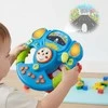 INYUXING Interaktyvus vairas vaikams 3+ su muzika, LED efektais ir projektoriumi