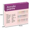 ISO TRADE Akriliniai dažai 24 vnt. 12 ml