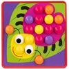 ISO TRADE Edukacinis puzzle - mozaika 26107, lavinamasis žaidimas su mygtukais
