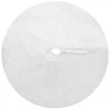 ISO TRADE Kalėdų medžio kilimas 120 cm baltas minkštas