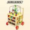 ISO TRADE Medinė stumdukė - Mokomasis kubas 22606