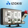 Izoxis LED žadintuvas su projektoriumi ir veidrodžiu