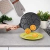 Juodas&Wood Keptuvė kiaušiniams 26 cm, granitinė neprideganti