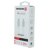 Kabelio / USB -C kabelis / „Lightning MFI“ 1,2 M Swissten - sidabras