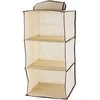 Wardrobe organiser hanging shelf with 3 shelves 60cm