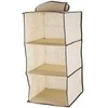 Wardrobe organiser hanging shelf with 3 shelves 60cm