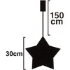 Kalėdų dekoracija Žibintas Auksinis 30 cm - 20 LED