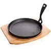 Banquet Keptuvė Ketaus 22cm su medin. padėklu