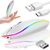 Belaidė pelė su RGB apšvietimu ir USB-C jungtimi