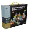 Kruzzel Blokai - Magnetiniai Blokai - 77 vnt. Apšvietimo efektas