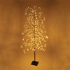 Lauko šviečianti kalėdinė dekoracija medis 480 LED 180 cm