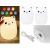 Led cat night light rgb remote control