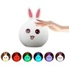 Led rabbit remote control rgb usb night light for kids