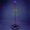 Christmas Decoration Leuchtender Weihnachtsbaum LED-Tannenbaum Christbaum mit Beleuchtung 370 LED 210 cm