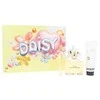 Rinkinys Marc Jacobs: „Daisy“ tualetinis vanduo moterims, 100 ml + „Daisy“ tualetinis vanduo moterims, 10 ml + „Daisy“ drėkinamasis losjonas kūnui, 75 ml