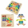 „MasterKid Mosaic“ galvosūkio mokymosi spalvos ir formos Tangram Montessori