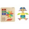 „MasterKid Mosaic“ galvosūkio mokymosi spalvos ir formos Tangram Montessori