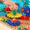 MASTERKIDZ medinė STEM žaidimų stalas su aksesuarais