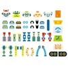 Viga Toys Medinė Priešgaisrinė Statyba 45 elementai