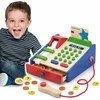Medinių parduotuvių kasos su aksesuarais skaitytuvas „Viga Toys Montessori“