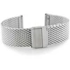 Metalinis apyrankė 303S - tinklinis - sidabro - 22mm