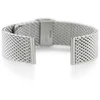 Metalinis apyrankė 303S - tinklinis - sidabro - 22mm