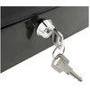 Metal money box safe key documents