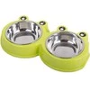 Metal dual dog box 300ml x 2