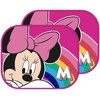 Minnie Mouse automobilių saulės plėvelė 2 vnt. 44 x 36 cm