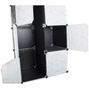 Modular wardrobe for clothes, bookcase, cupboard