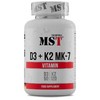 MST Vitaminas D3 + K2 + MK-7 120 Kapsulių