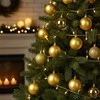 Christmas Decoration Neišardomos Kalėdinės Burbuliukai 12 vnt 6 cm Auksiniai