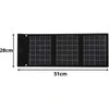 Nešiojama 20 w saulės energijos panelė, sulankstoma, usb įkroviklis