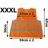 Apsauginė liemenė, oranžinė XXXL