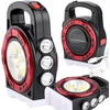 Nešiojama saulės lempa su LED ir akumuliatoriumi HB-6678C