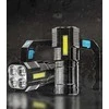 Pakraunamas LED žibintas, prožektorius, galingas, atsparus vandeniui, USB įkrovimas