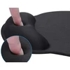 Fusion Accessories Ergonomiška gelinė pelės kilimėlis su riešo atrama