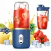 Plakiklis NEŠIOJAMAS BLENDERIS SU INDELIU, ELEKTRINIS MIKSERIS SU 6 PEILIAIS, USB, SKIRTAS SMOOTHIE GAMINIMUI