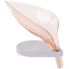 Soap leaf bath soap dish drain