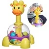 „PlaySkool“ žaislų žirafos veržlės viršuje su rutuliais iš „Hasbro Za5136“