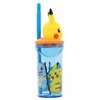 Pokemon 3d puodelis su šiaudeliu, 360 ml.