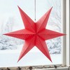 Christmas Gifts Popierinė Dekoratyvinė Žvaigždė 60 cm Raudona - Kalėdinis Ornamentas