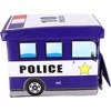 „Pouf“ žaislų konteineris - policijos automobilis